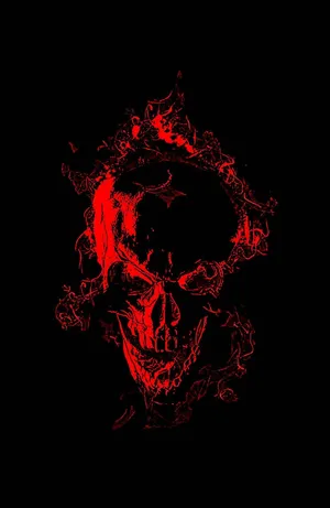 Enjoy A Unique Conversation Experience With The Skull Phone Wallpaper