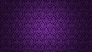 Enjoy An Inspired Workspace With This Playful Purple Desktop Wallpaper