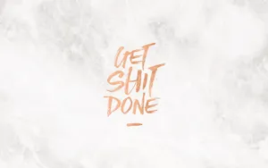 Enjoy Life's Beauty With Rose Gold Quotes Wallpaper
