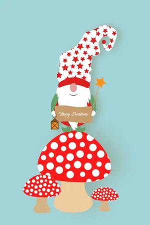 “enjoy More Holiday Cheer With A Christmas Gnome” Wallpaper