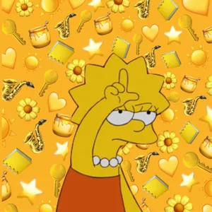 Enjoy The Classic Simpsons' Aesthetic! Wallpaper