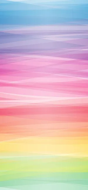 Enjoy The Colorful Vibes Of A Pastel Rainbow-themed Iphone Wallpaper