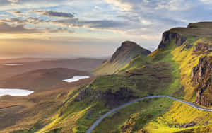 Enjoy The Fresh Air And Breathtaking Sights Of Scotland Wallpaper