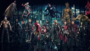 Enjoy The Marvel Experience On Your Laptop. Wallpaper