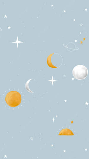 Enjoy The Peacefulness Of Space With This Beautiful Image Of A Galaxy Wallpaper