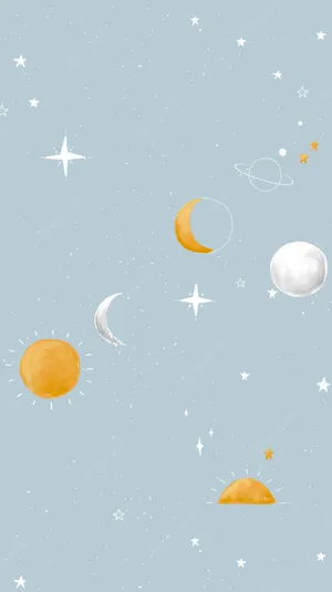 Enjoy The Peacefulness Of Space With This Beautiful Image Of A Galaxy Wallpaper