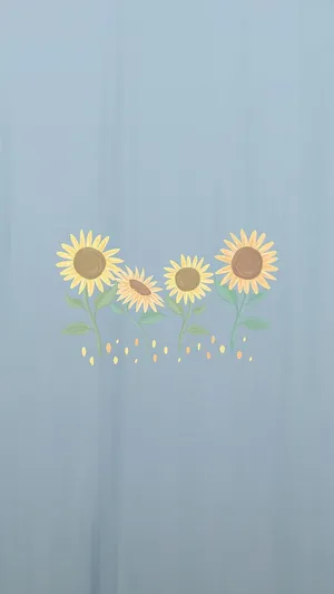 Enjoy The Sun-filled Beauty Of A Bright And Colorful Sunflower Wallpaper