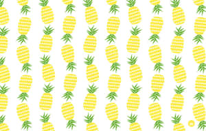 Enjoy The Sweet Taste Of Summer With A Fun, Pineapple Desktop Wallpaper. Wallpaper