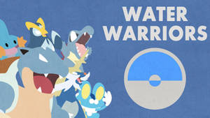 Enjoy The Water Battle With Blastoise! Wallpaper