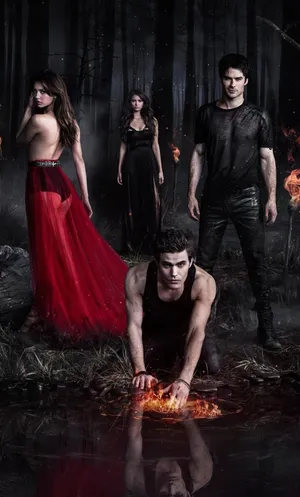 Enjoy Watching The Vampire Diaries On Your Iphone Wallpaper