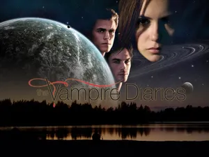 Enjoy Your Favourite Show On The Go With The Vampire Diaries Iphone Wallpaper