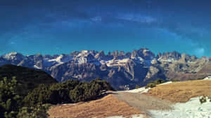 Enjoying The Beautiful View Of An Amazing Landscape Wallpaper