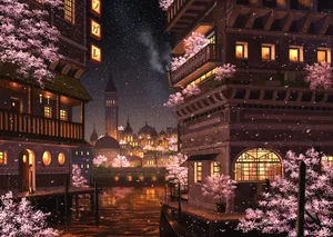 Enjoying The Beauty Of A Blooming Sakura Tree Wallpaper