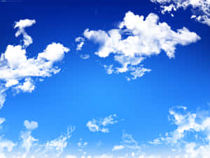 Enjoying The Beauty Of The Blue Skies Wallpaper