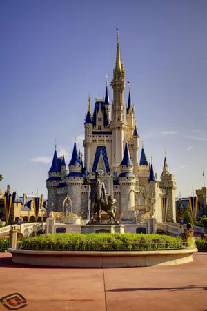 Enjoying The Magic Of Disney World Wallpaper