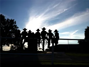 Enjoying The Thrill Of The Rodeo Wallpaper