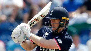 Eoin Morgan Swinging Bat Wallpaper