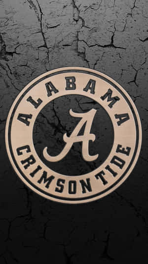 Epic Alabama Football Team Logo Art Wallpaper