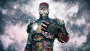 Epic And Badass Iron Man Superhero Wallpaper