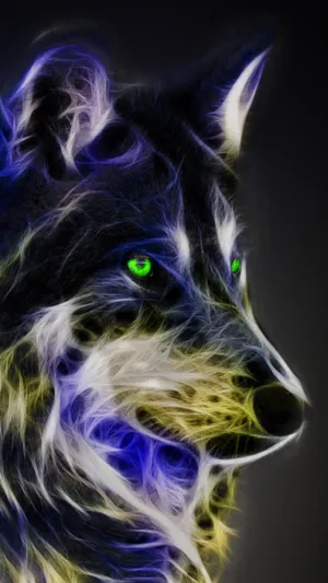 Epic Fierce Wolf Wallpaper