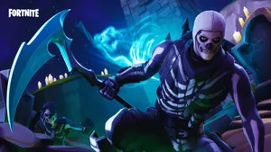Epic Fortnite Holding Weapon Wallpaper