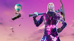 Epic Fortnite Hot Air Balloon Wallpaper