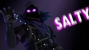 Epic Fortnite Salty Pink Wallpaper