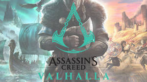 Epic Landscape Of Ac Valhalla Video Game Wallpaper