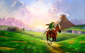Epona And Link Legend Of Zelda Wallpaper