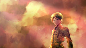 Eren Painted Sunset Wallpaper