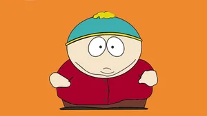 Eric Cartman Simple Drawing Wallpaper