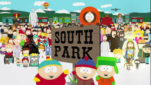 Eric Cartman & South Park Cast Poster Wallpaper