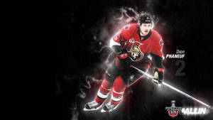 Erik Karlsson Graphic Art Smokey Ottawa Senators Wallpaper