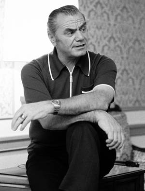 Ernest Borgnine Black And White Portrait Wallpaper