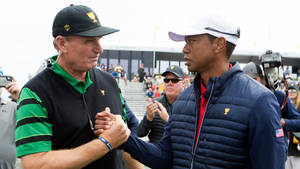 Ernie Els And Tiger Woods Wallpaper