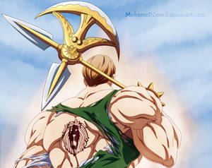 Escanor With Big Muscles Wallpaper