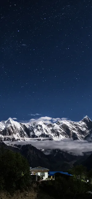 Escape The City Lights And Take In The Beauty Of The Night Abyss. Wallpaper