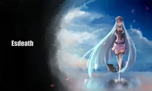 Esdeath At The Beach Wallpaper