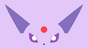 Espeon Face Vector Art Wallpaper