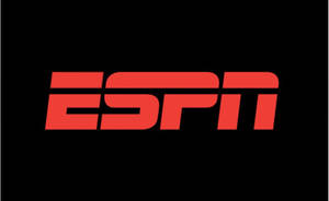 Espn Logo On Black Wallpaper