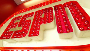 Espn Logo With Lights Wallpaper