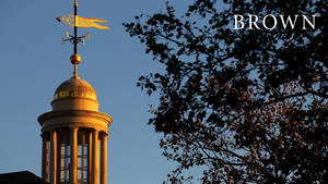 Established Historical Compass At Brown University's Campus Wallpaper