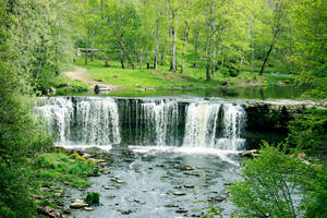 Estonia Keila Waterfall Wallpaper