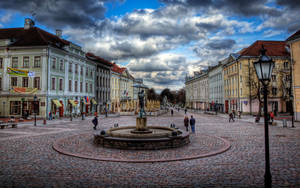 Estonia Town Hall Square Wallpaper