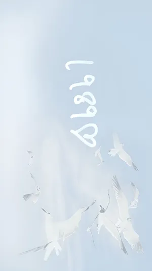 Ethereal Birdsand Shadow Wallpaper