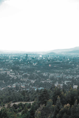 Ethiopia Addis Ababa Aerial View Wallpaper