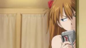Evangelion 4k Asuka Stare Wallpaper
