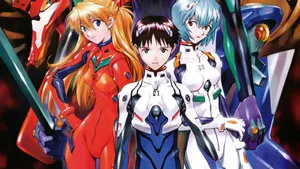 Evangelions Pilots Neon Genesis Evangelion Wallpaper