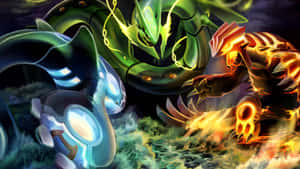 Every Legendary Pokemon Elemental Trio Wallpaper