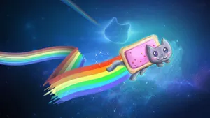 Everything Tastes Better With Nyan Cat Pop Tarts Wallpaper